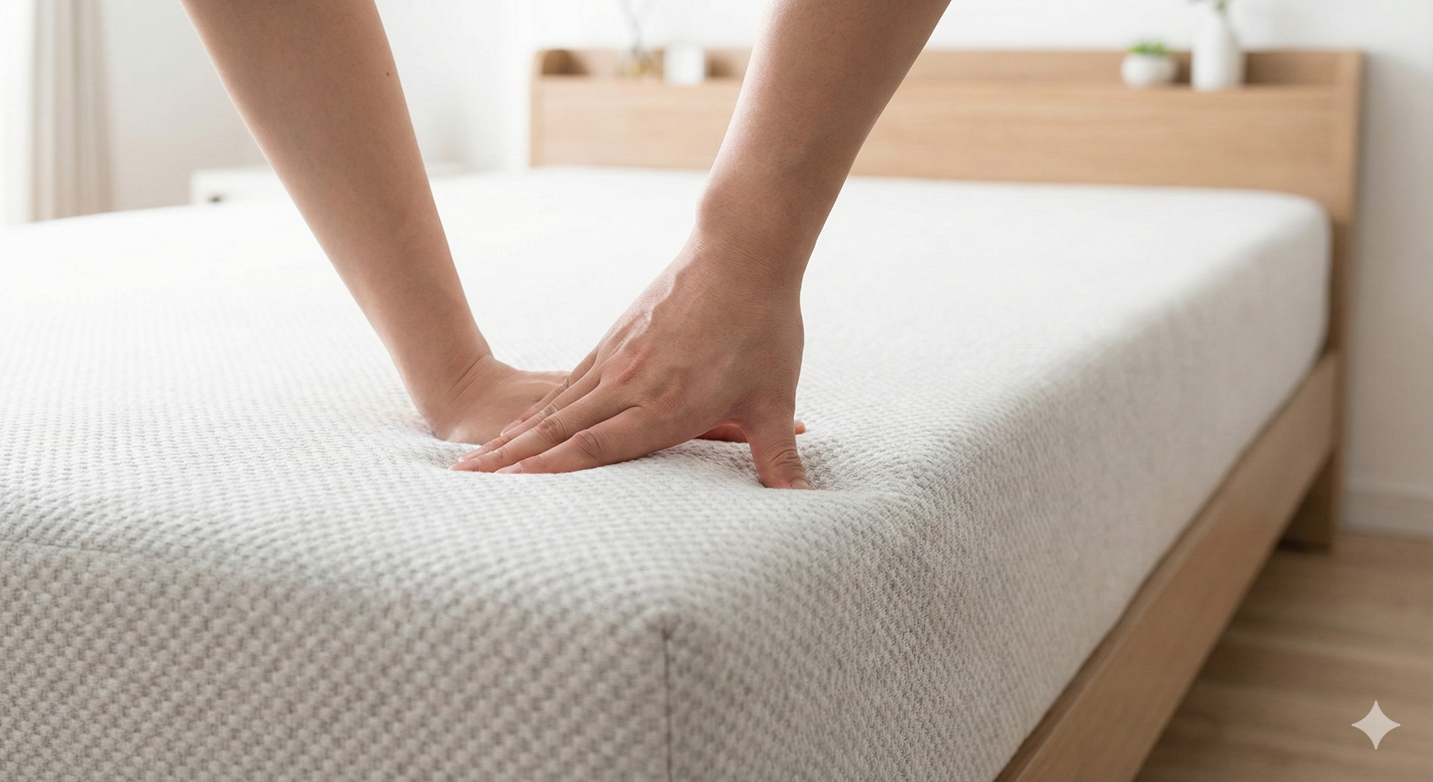 硬めの寝具のイメージ