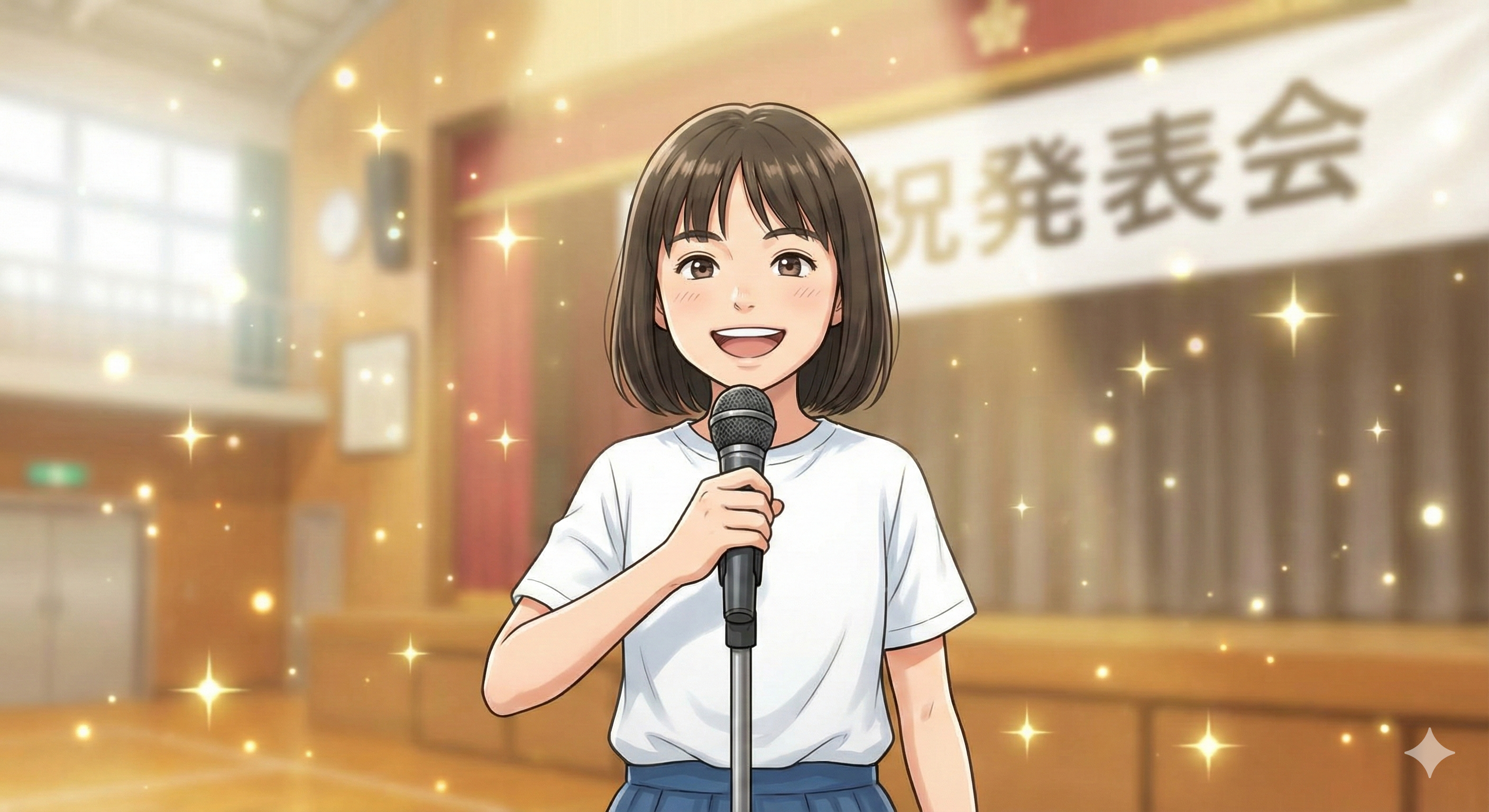 胸を張って自信のある子供のイメージ