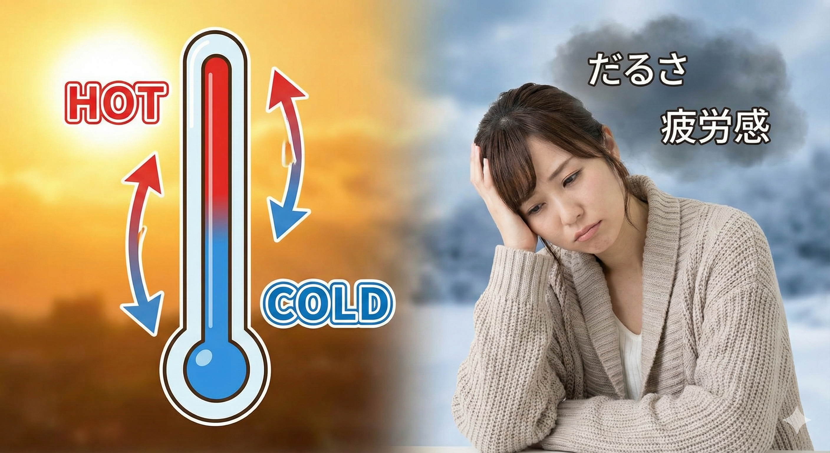 寒暖差疲労 ― 気温差7度で起こる不調と、自律神経ケア ―