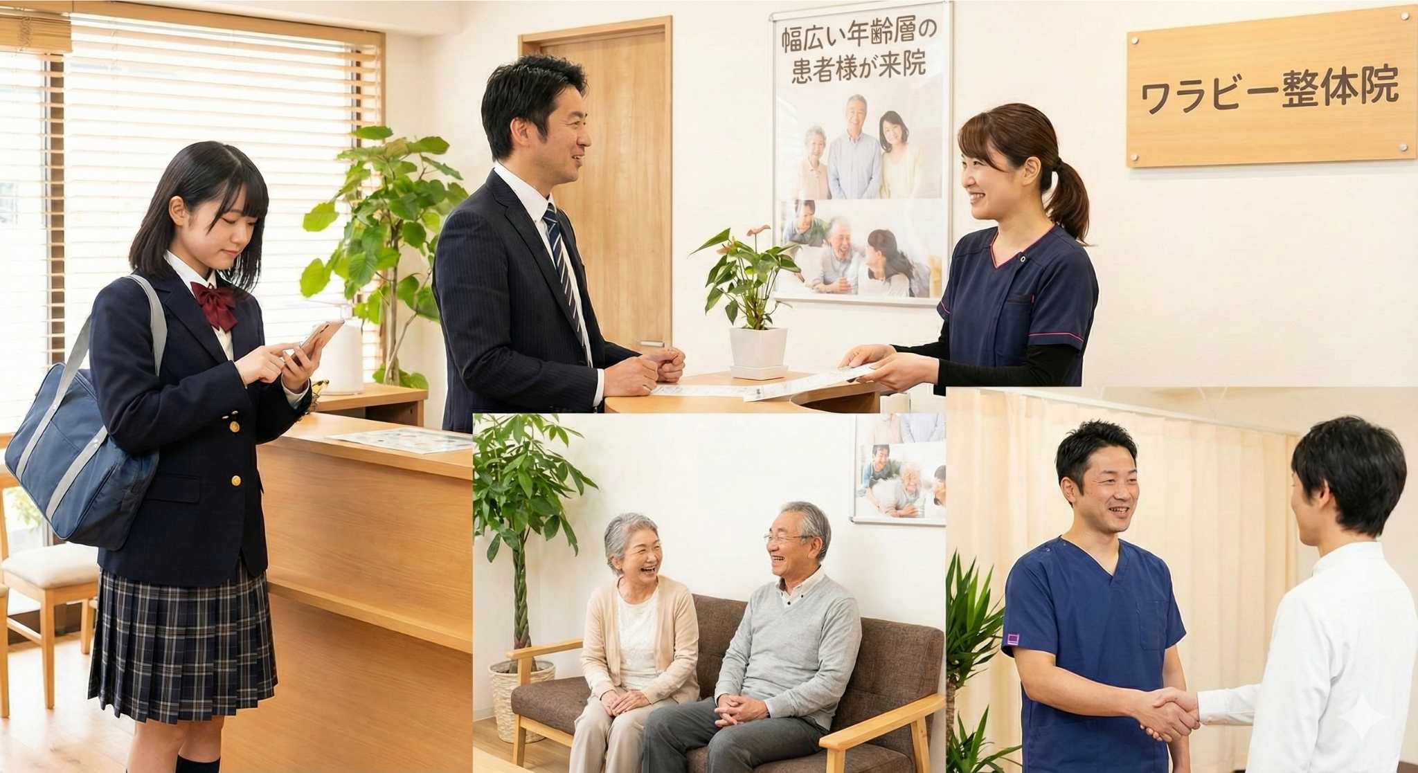 患者様の年齢層！ ― 若い世代にも増えている身体の悩みとは？ ―