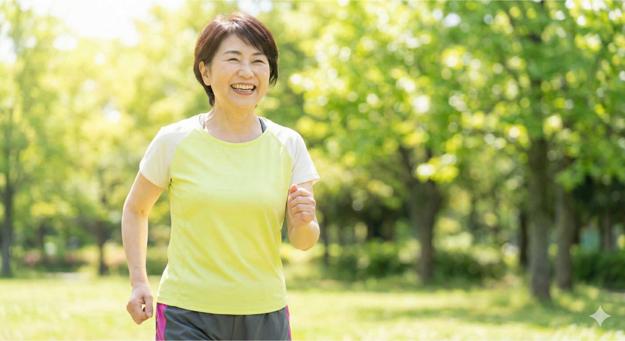 痛みが改善して笑顔のイメージ