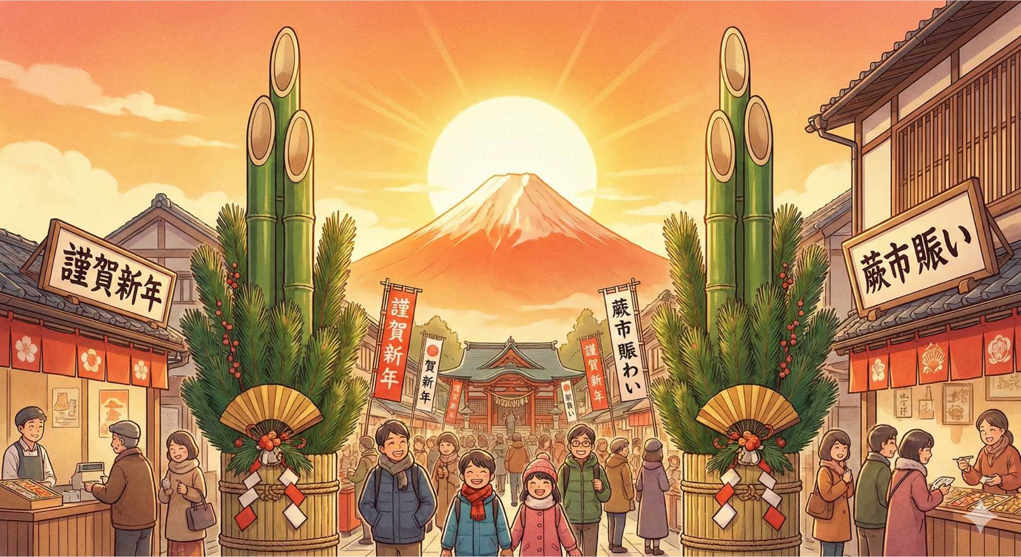 新年のご挨拶と蕨市のイメージ