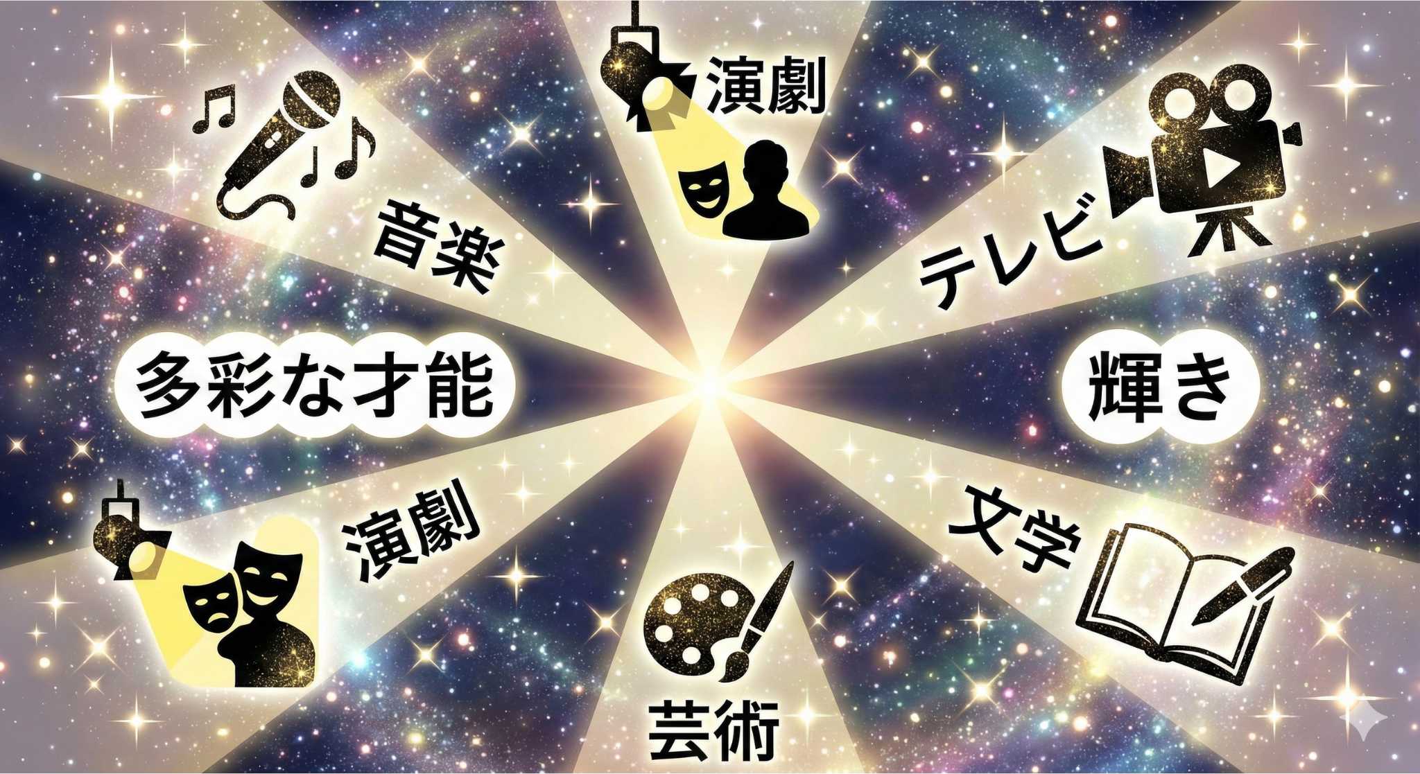 多彩な分野で活躍する人々のイメージ