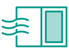 換気のイラスト